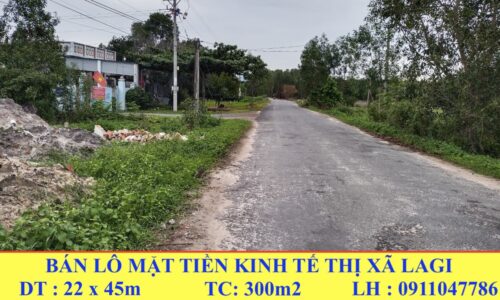Bán Lô Đất Mặt Tiền Đường Kinh Tế Thị Xã Lagi, Bình Thuận: Đầu Tư Sinh Lời Hấp Dẫn