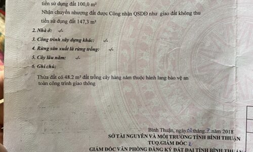 Cơ Hội Đầu Tư Đất Tại Tân Phước, Lagi, Bình Thuận