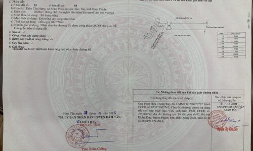 Cơ Hội Đầu Tư Hấp Dẫn – Lô Đất 3000m2 Mặt Tiền Quốc Lộ 55B